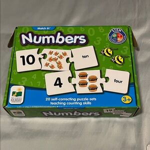Match It! Numbers Puzzle Teaches Counting Skills and Learning Numbers